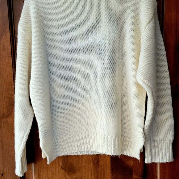 Step Hem Teddy Sweater by 7 For All Mankind - Picture 6 of 6